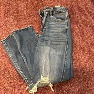 Hollister 0R ultra high rise, mom jeans